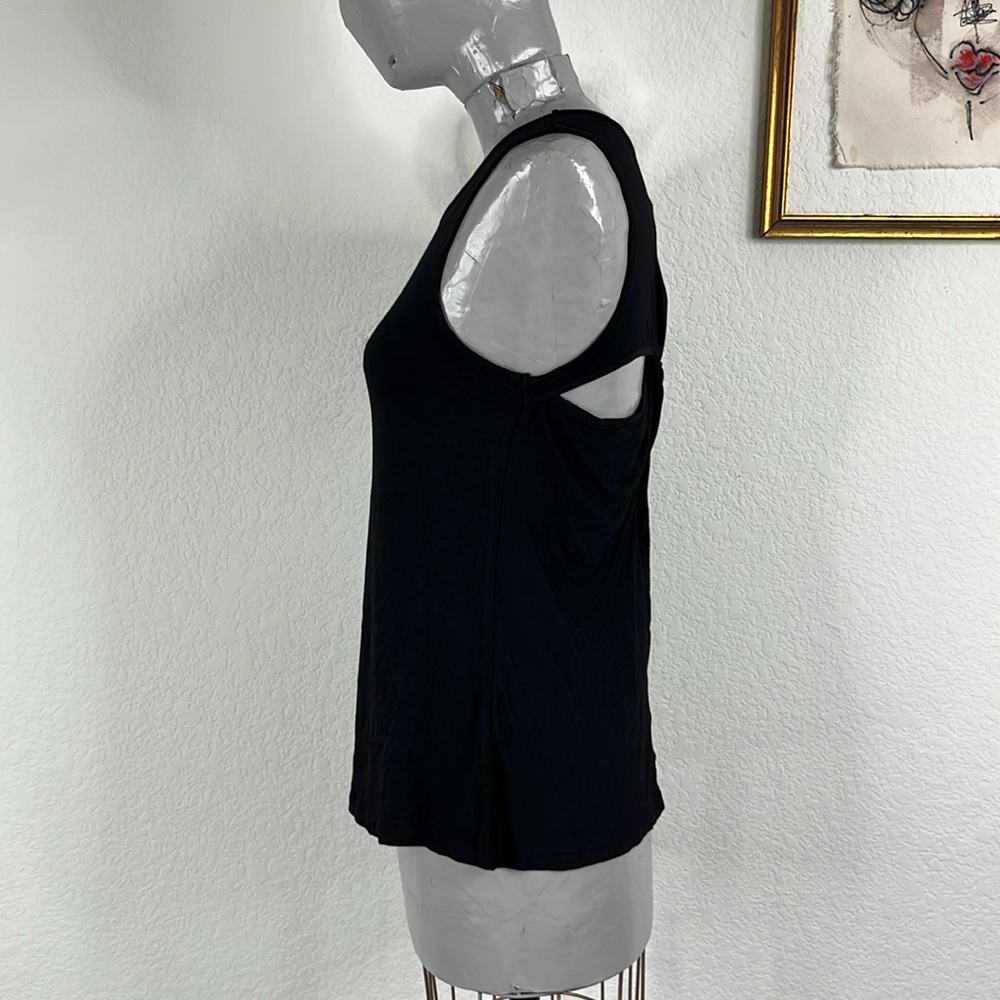 BuffBunny Sand Dollar Cut Out Back Tank Top Twisted Sleeveless - Picture 5 of 6